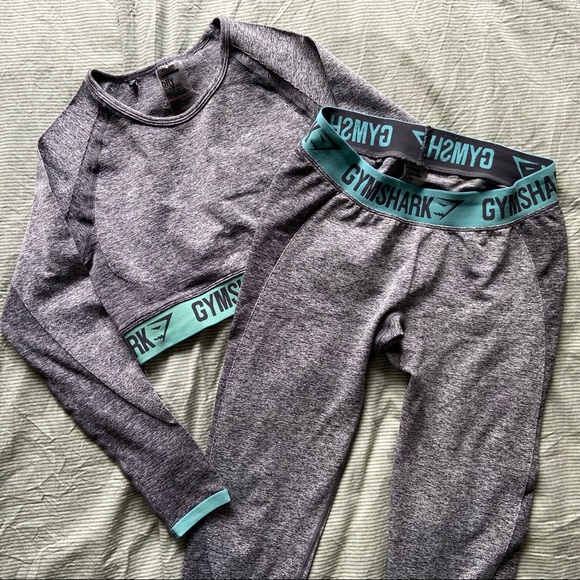 Gymshark Flex Top + Leggings Set - Picture 1 of 5